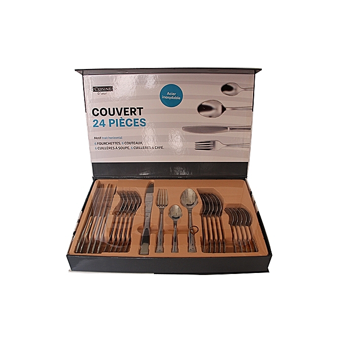 Other Couvert 24 Piéces en Inox - Prix pas cher | Jumia SN