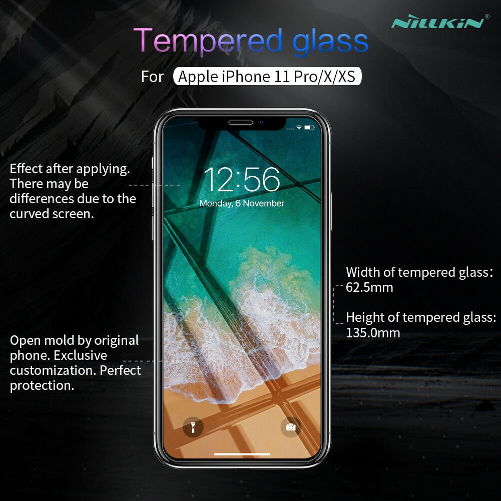 Protecteur d'écran en verre trempé Nillkin Amazing H+ Pro pour Apple iPhone 11 Pro Max, iPhone XS Max (6.5)