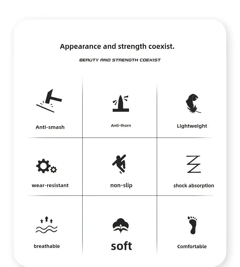 男女通用钢头鞋，复合材料安全鞋，坚固耐用的安全鞋，轻便钢头运动鞋，防滑防刺穿，气垫透气，适合工业建筑工作的鞋子 商品详情 2