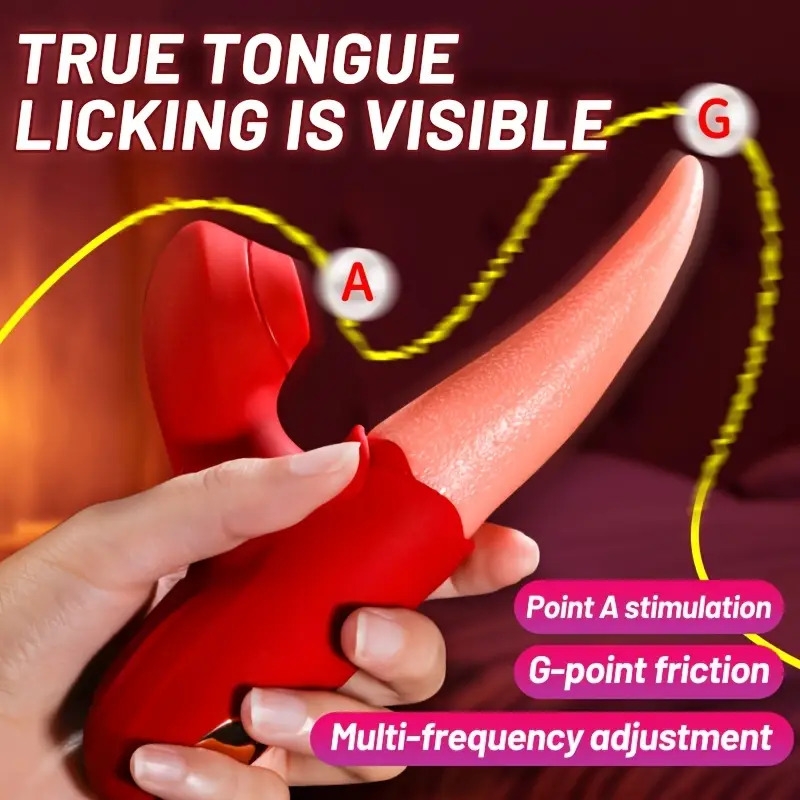 self pleasure device female stick tongue adult toy female licking private place sucking toys 2