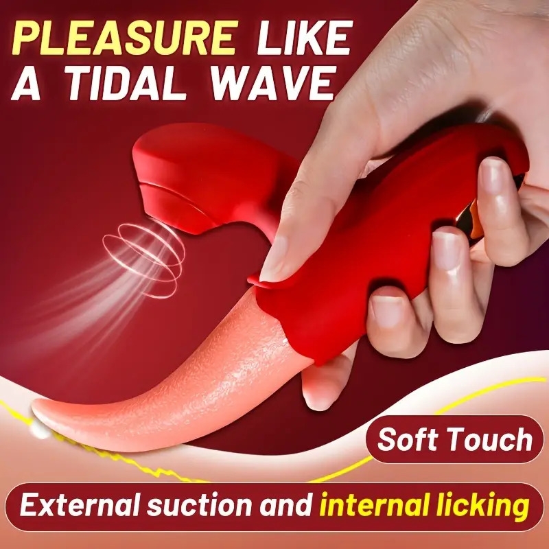 self pleasure device female stick tongue adult toy female licking private place sucking toys 4
