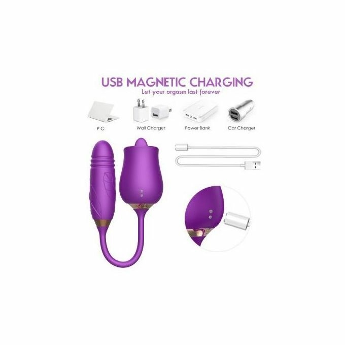 product_image_name-Generic-Vibrator Pro,Rose Toy With Tongue Vibrator With Thrusting Dildo-2