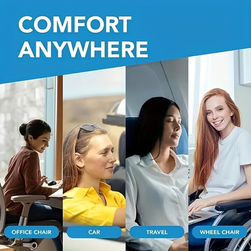 car seat cushion mini seat cushion for car seats height boosting buttock cushion all season driving cushion small lumbar cushion for car seats car seat accessories memory foam car seat cushion suitable for long distance   seats details 3