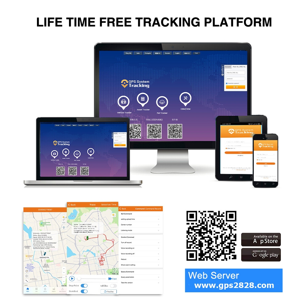廉价的车队管理全球定位系统定位器实时远程定位功能