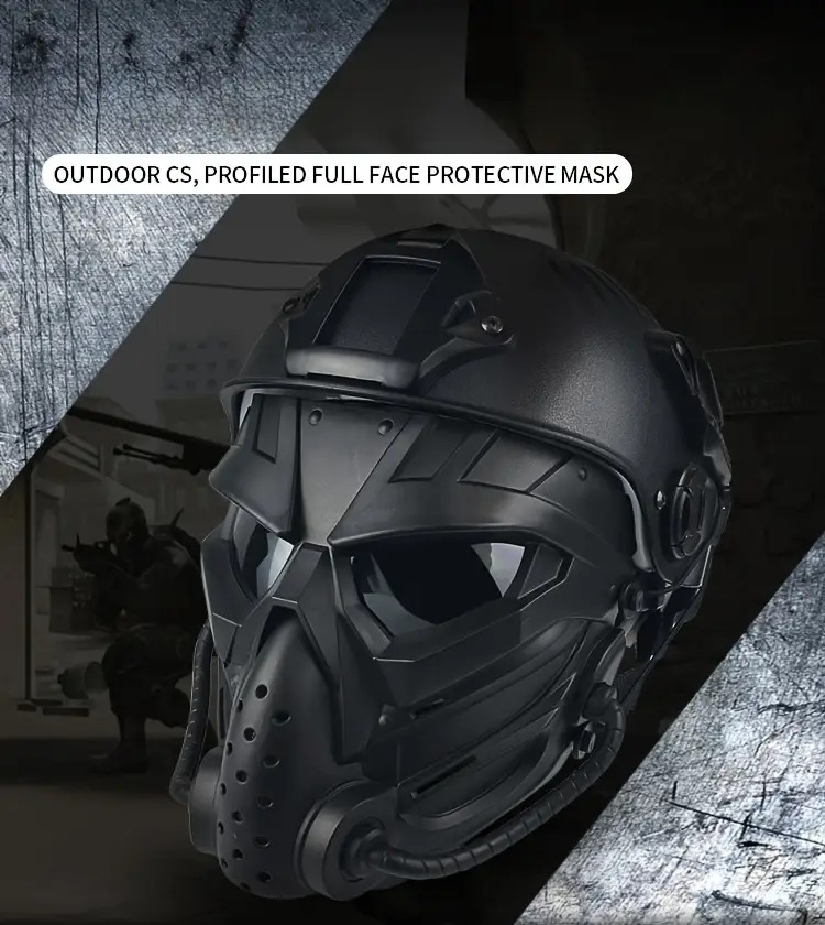 protect your face in style cosplay cs shaped   full face mask with adjustable straps details 0