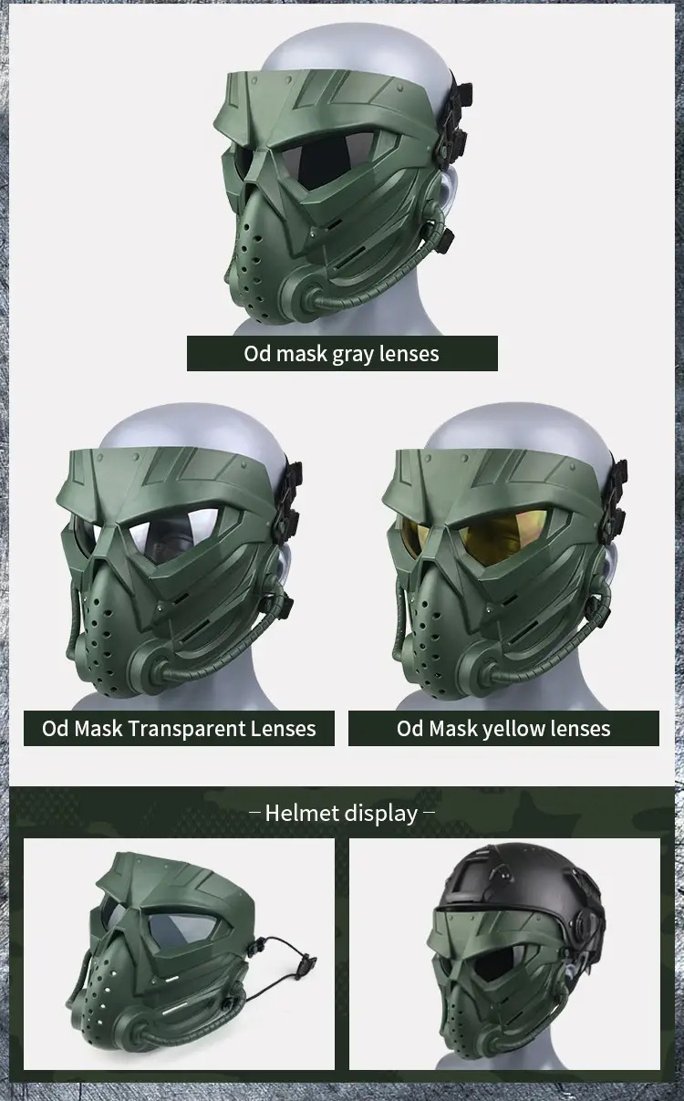 protect your face in style cosplay cs shaped   full face mask with adjustable straps details 10