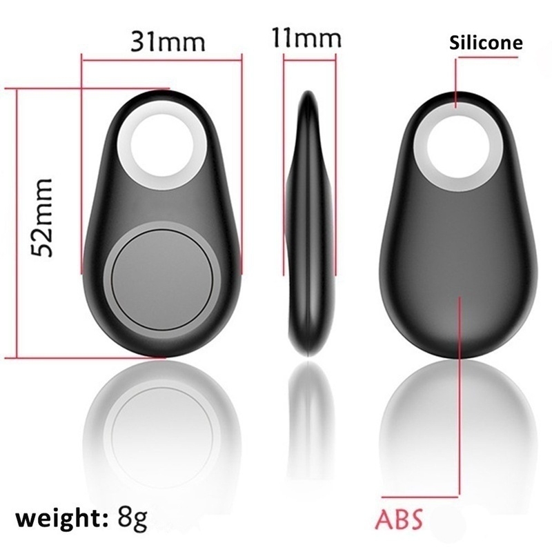 Mini mode sans fil 4.0 Tracker GPS localisateur étiquette alarme portefeuille clé Pet chien Tracker Anti-perte taille de poche Smart Tracker