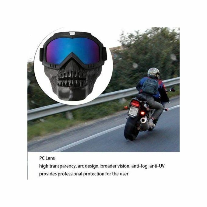 product_image_name-Generic-Masque De Casque De Moto Squelette, Rétro Harley Cycling Mirror-Racing-Disassembly-Sunglasses-3