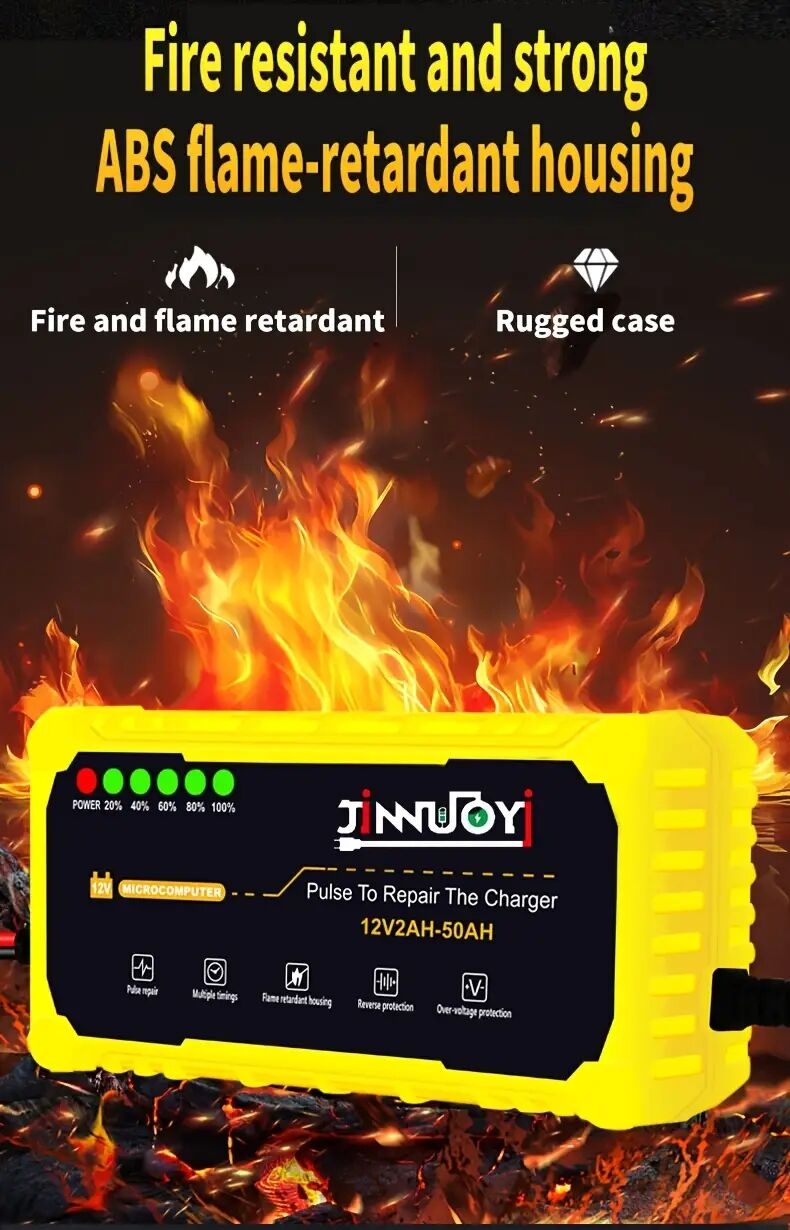 automobile and motorcycle battery charger 12v 3amp fully automatic   lead acid agm gel intelligent maintenance charger lcd suitable for automobiles trucks and motorcycles Product details 11