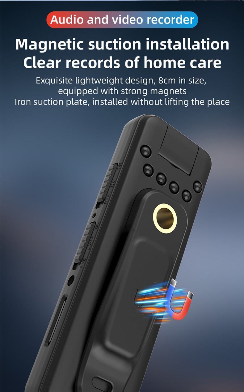 Mini caméra à stylo Portable, portée sur le corps, 1080p, caméra de poche Portable avec Clip arrière, caméra de sécurité de dernière conception