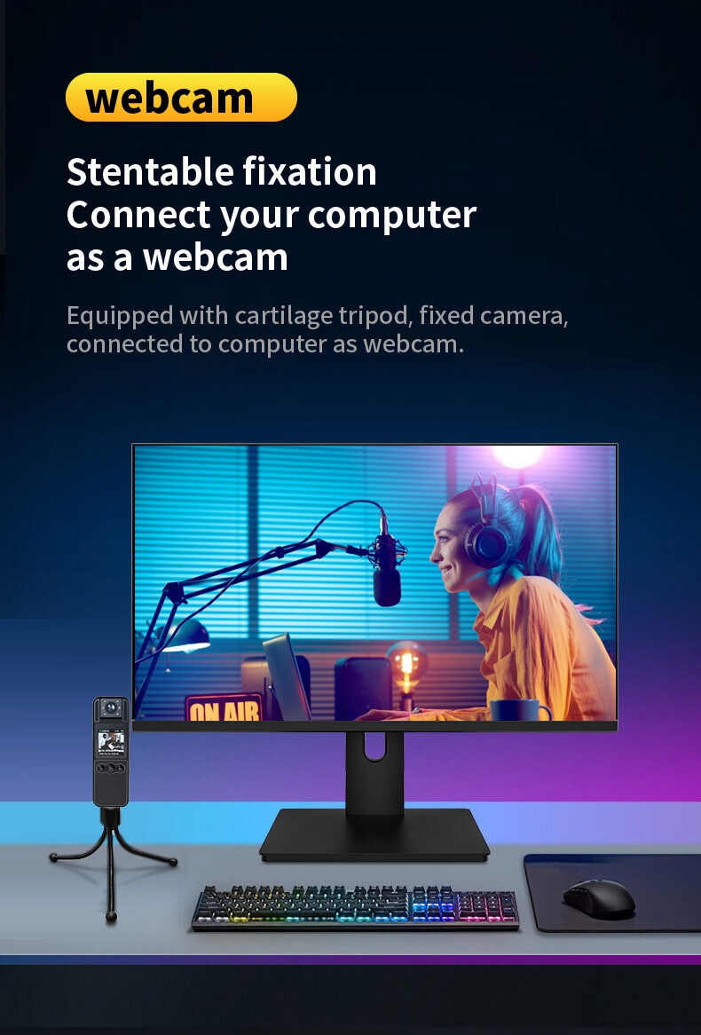 Mini caméra Portable, enregistreur vidéo numérique, caméra corporelle de sécurité Full Hd 1080p avec écran de 1.3 pouces