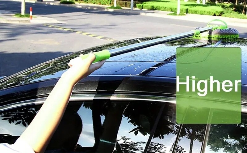 1 set car washing mop kit clean your car rv or truck easily with 2 replacement heads details 5