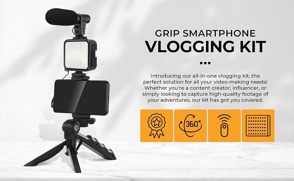 Kit de vlogging pour smartphone