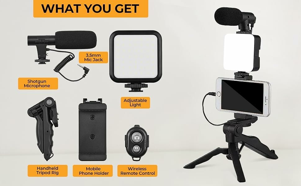 Kit de vlogging pour smartphone