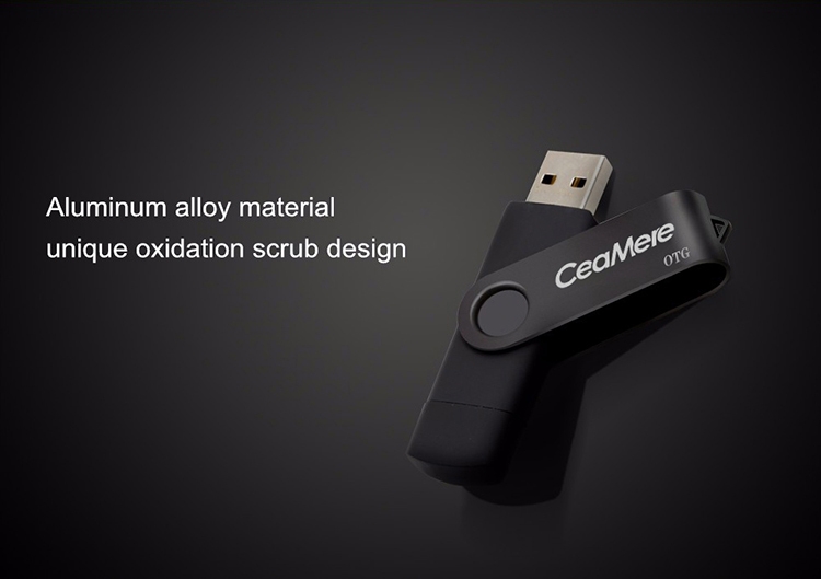 Clé USB Ceamere CMC5 XC OTG 128GB 64GB 32GB 16GB 8GB 4GB 2GB clé USB pour Smartphone clé USB OTG 2.0