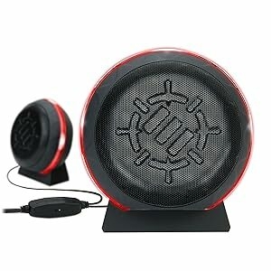 configuration d'ordinateur portable pc led lueur rouge vif