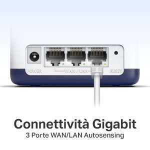 Mercusys Halo H50G Système Mesh AC1900 Wi-Fi Mesh