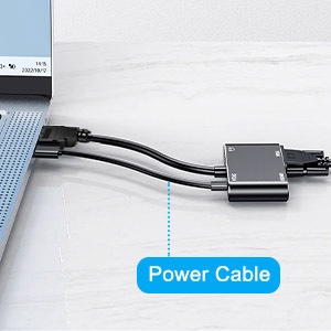 Adaptateur HDMI vers VGA pour double écran, répartiteur HDMI pour 2 écrans