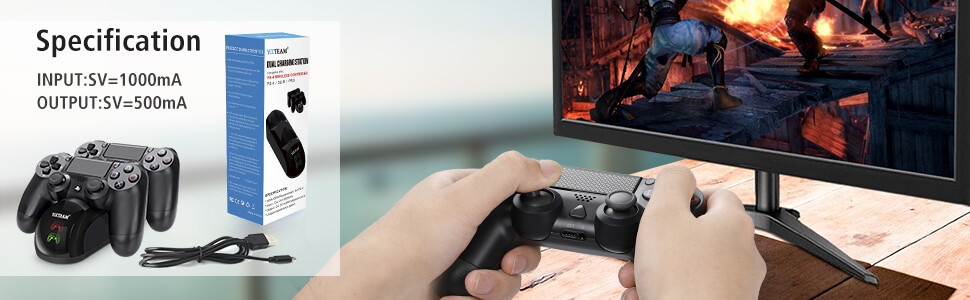 Chargeur de manette PS4