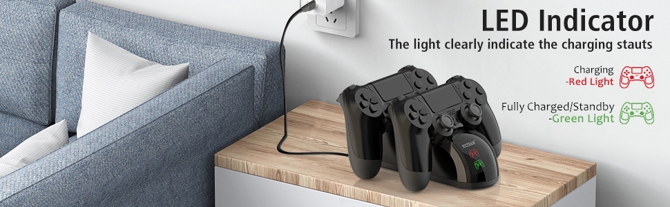 Chargeur de manette PS4