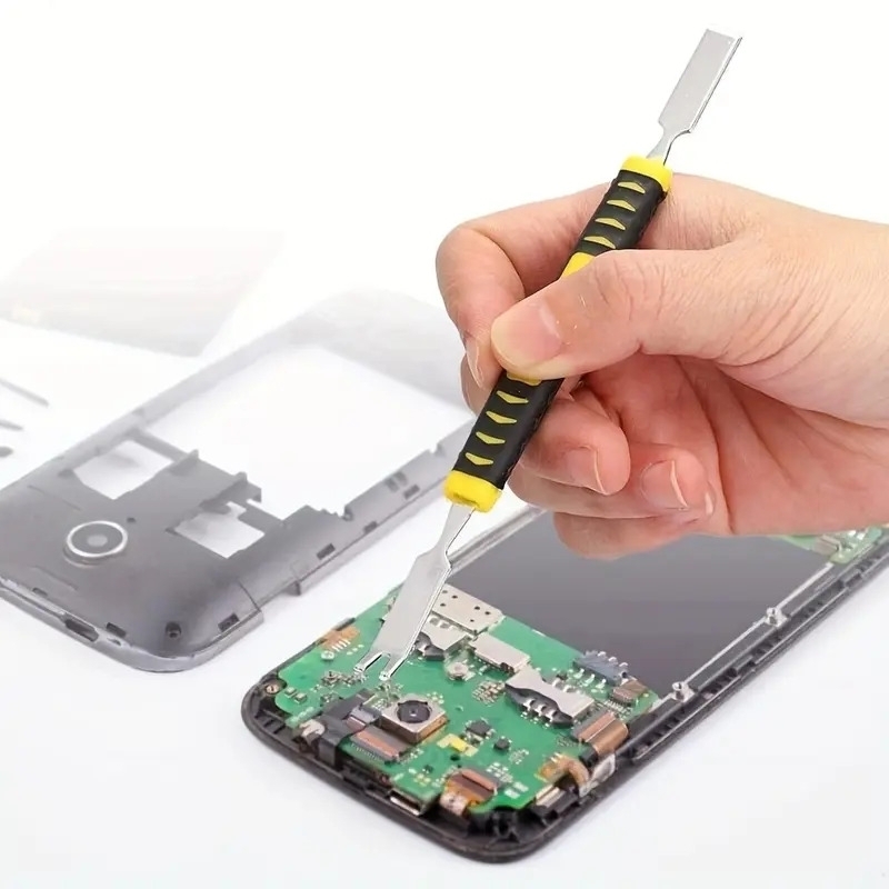 6pcs set electronic repair tool set phone opening tool metal double head disassembly tool for pad tablets laptop mobile phone electronic device details 5