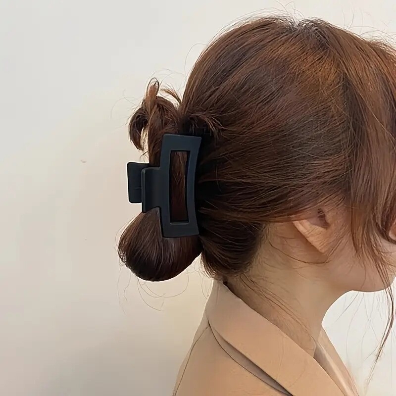 16pcs set hair styling tools set soft wristbands cute sweet bowknot decor headband plastic hair claw clips ponytail holders travel essentials details 9