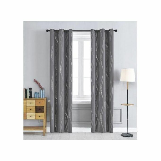 product_image_name-Generic-Rideaux Occultants Gris De 84 Pouces De Longueur, 1 Ensemble De Panneaux Pour Chambre/salon-1