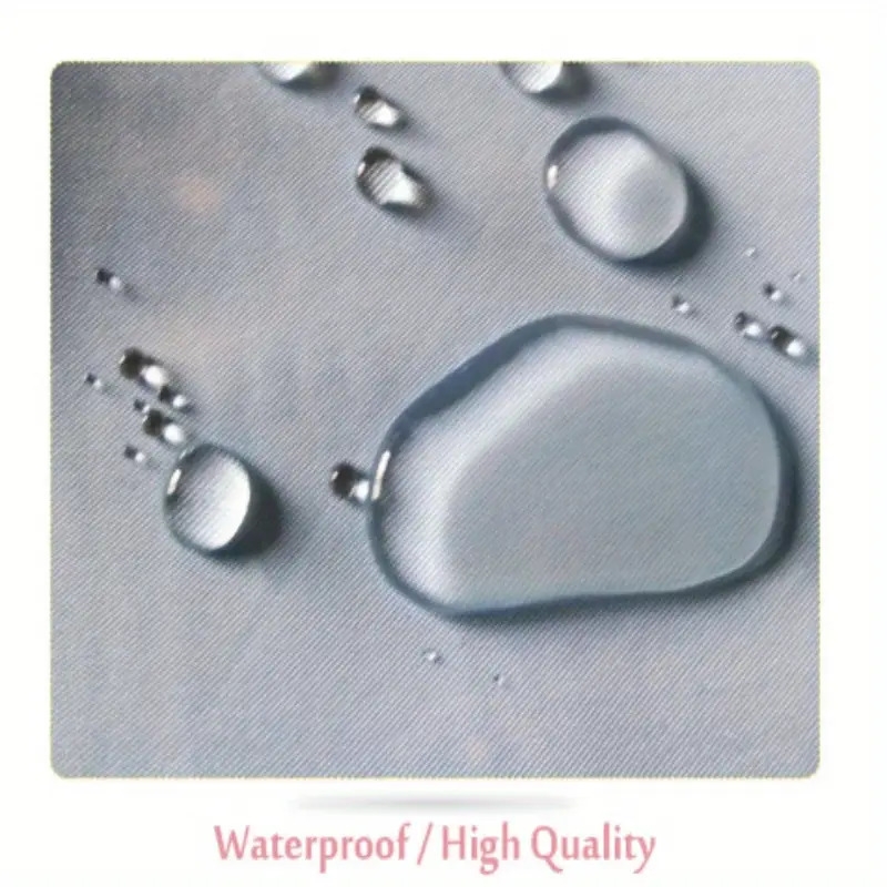 1/3pcs Juego De Cortina De Ducha Y Alfombra De Baño, Cortina De Ducha Geo Negra Y Dorada Con 12 Ganchos, Alfombra De Baño Antideslizante, Tapa De Inodoro Y Alfombra En Forma De U, Decoración De Baño detalles 4