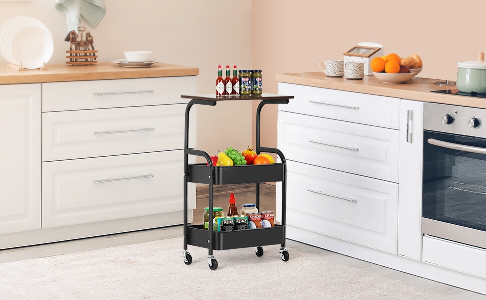  Table d'appoint mobile en bois pour canapé