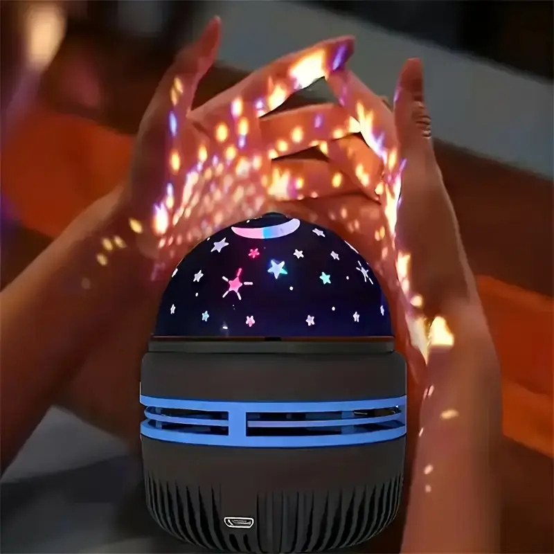 magical led projection lights for bedroom atmosphere usb powered rgb multicolor lighting birthday parties christmas valentines day carnival new years day gifts 4