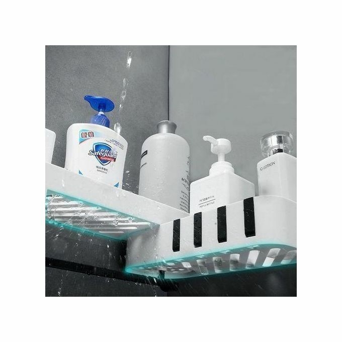 product_image_name-Generic-Etagère De Douche Salle De Bain - Blanc-4