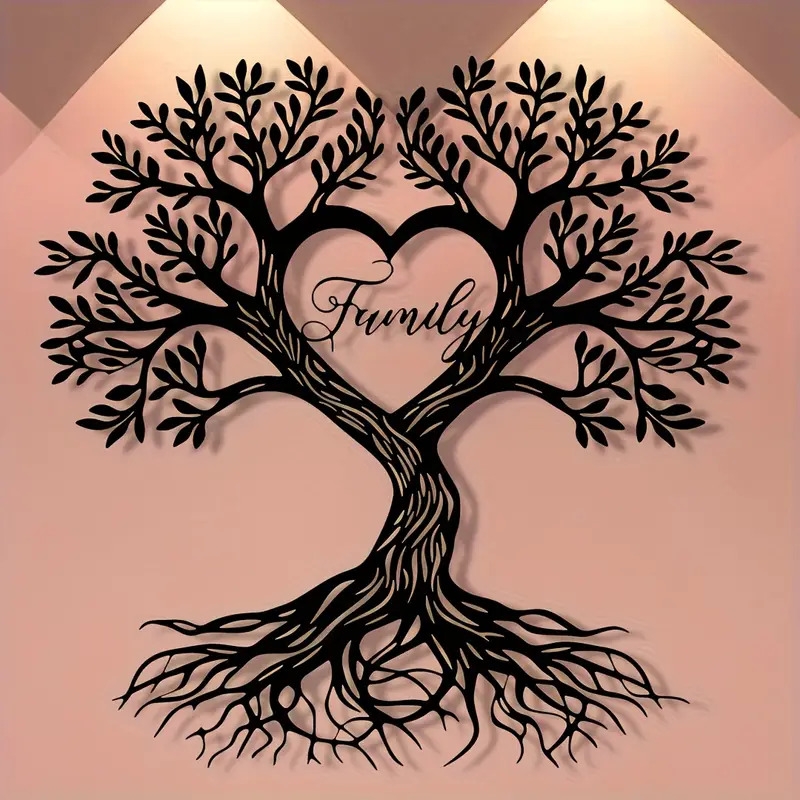 支持个性化定制铁艺地址号码牌/墙面装饰，爱心树、生命树造型，传达成长与爱，适用于住宅、公园、商业等场景，是理想的乔迁礼、各种节日、墙面及户外装饰，无需电力、安装简易、防水耐用。家居、厨房用品  家居装饰  家居装饰品  雕塑  雕像壁饰 商品详情 8