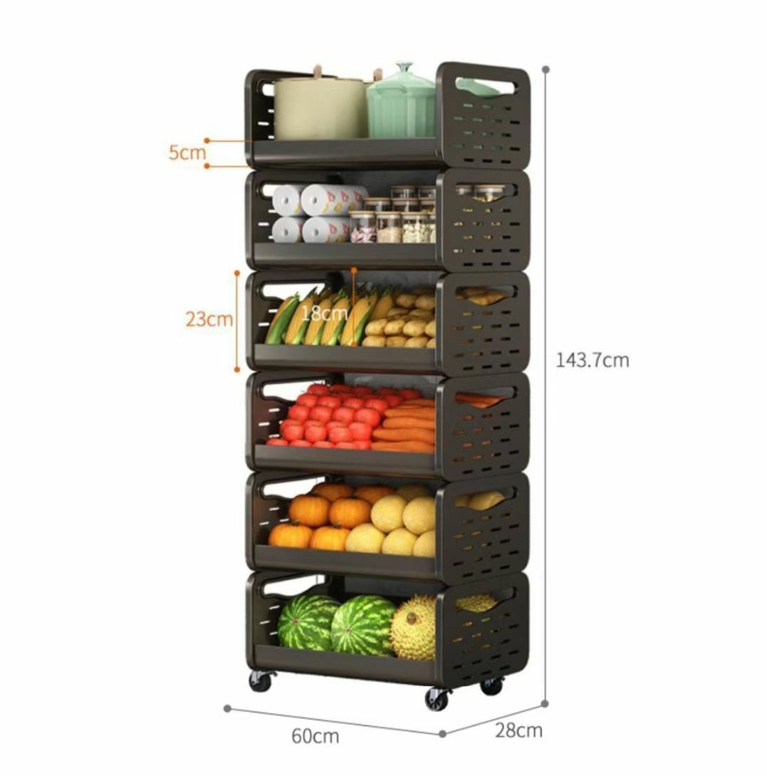 Présentoir de stockage de légumes Simple et moderne