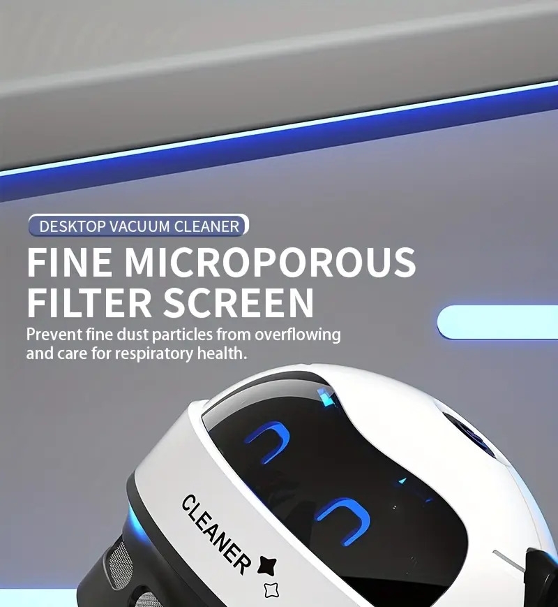 1 件台式吸尘器，黑色和白色 商品详情 3