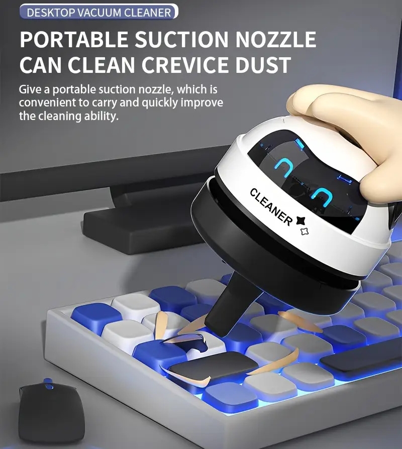 1 件台式吸尘器，黑色和白色 商品详情 10