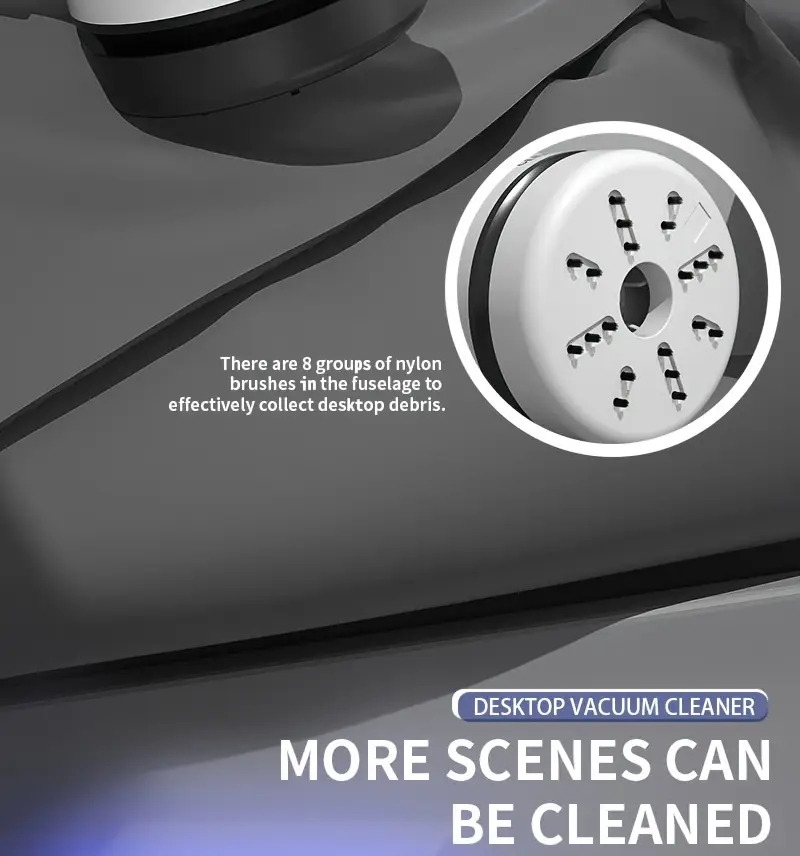 1 件台式吸尘器，黑色和白色 商品详情 7