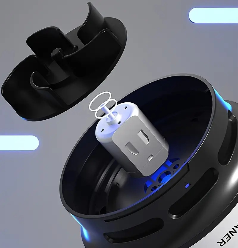 1 件台式吸尘器，黑色和白色 商品详情 5