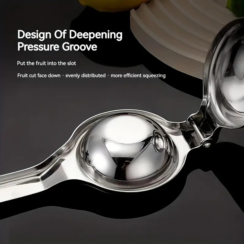 stainless steel manual citrus juicer hand press lemon orange squeezer essential kitchen gadget for   juice details 2