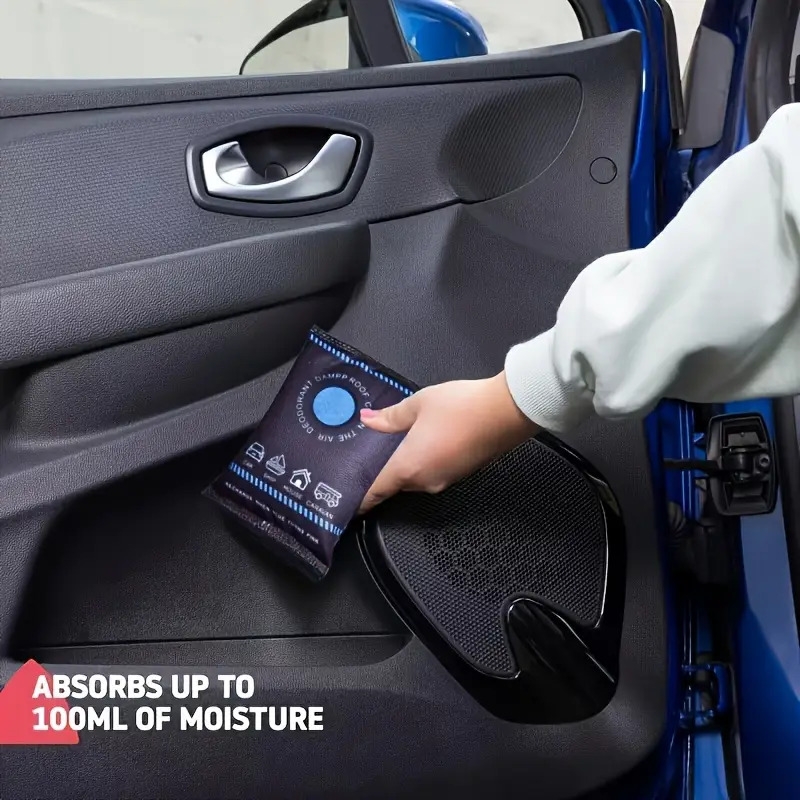 100克可重复使用硅胶除湿袋 - 适用于家庭、车辆、旅行房车，可吸收水分，防止潮湿、湿气和冷凝, 吸湿剂,带排水管的除湿机,浴室除湿器,地下室除湿机,迷你除湿机,房间除湿机,家用除湿机,浴室除湿机 商品详情 4