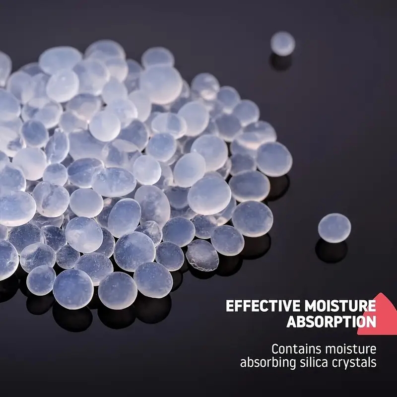 100克可重复使用硅胶除湿袋 - 适用于家庭、车辆、旅行房车，可吸收水分，防止潮湿、湿气和冷凝, 吸湿剂,带排水管的除湿机,浴室除湿器,地下室除湿机,迷你除湿机,房间除湿机,家用除湿机,浴室除湿机 商品详情 7