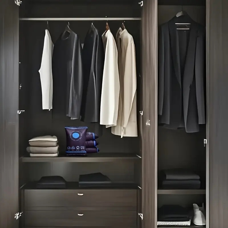 100克可重复使用硅胶除湿袋 - 适用于家庭、车辆、旅行房车，可吸收水分，防止潮湿、湿气和冷凝, 吸湿剂,带排水管的除湿机,浴室除湿器,地下室除湿机,迷你除湿机,房间除湿机,家用除湿机,浴室除湿机 商品详情 6