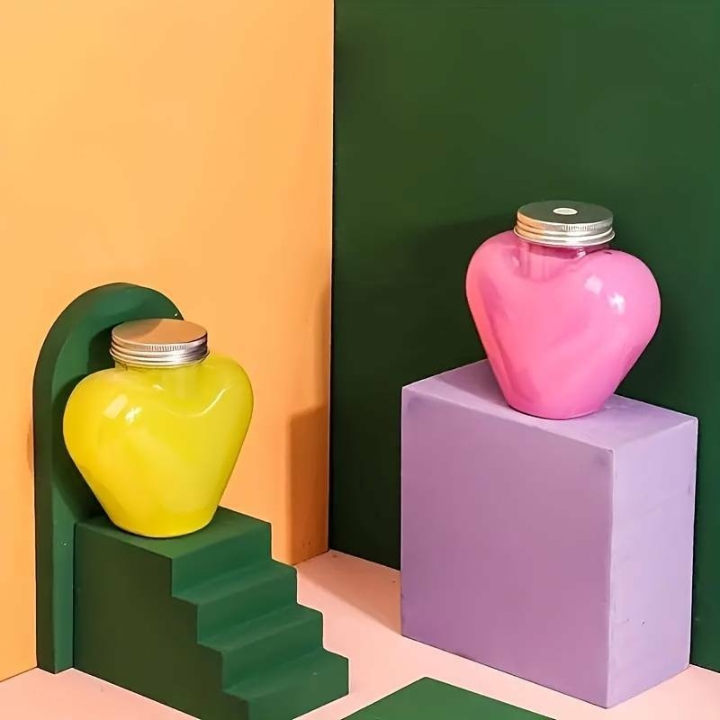 1 pièce, Bouteille en plastique rouge pour thé au lait, jus, yaourt, emballage de bouteille de boisson jetable détails 4