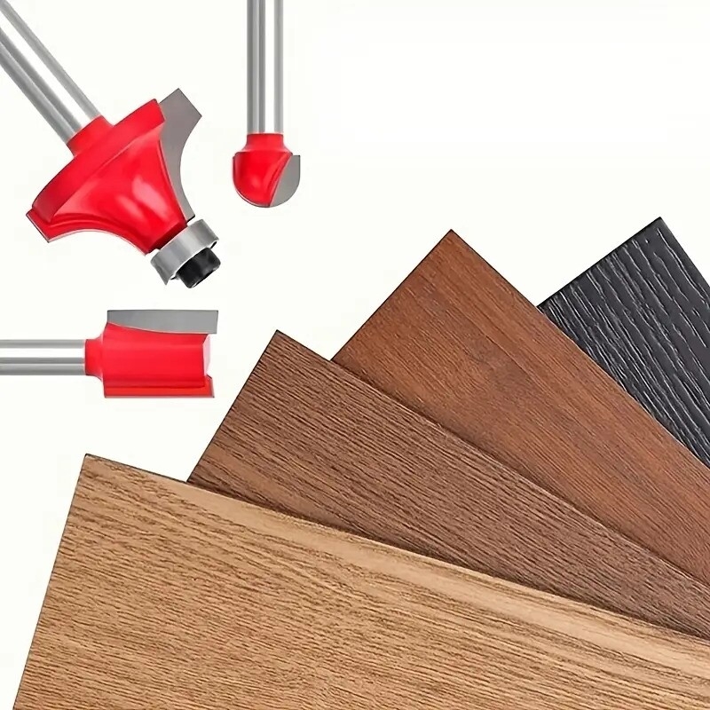 15pcs 1 4 carbide shank wood router set perfect for woodworking trimming forming milling details 5