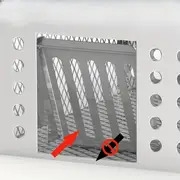 超耐用铁鼠笼 - 吸引老鼠的笼子，单向门设计，只进出，银色 详情 6