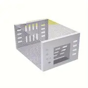 超耐用铁鼠笼 - 吸引老鼠的笼子，单向门设计，只进出，银色 详情 3