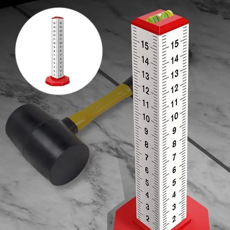 2件装瓷砖铺设用调平定位尺,带高规,如水平仪,便于携带的工业测量工具 商品详情 0
