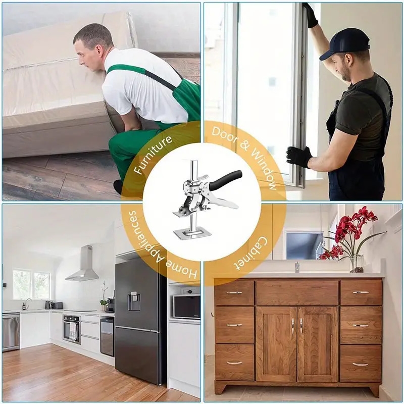 1pc Labor-Saving Arm Jack, Cabinet Board Lifter, Tile Height Adjuster, Labor-Saving Arm Jack For Door Panel Drywall Lifting, Hand Lifting Tool details 2