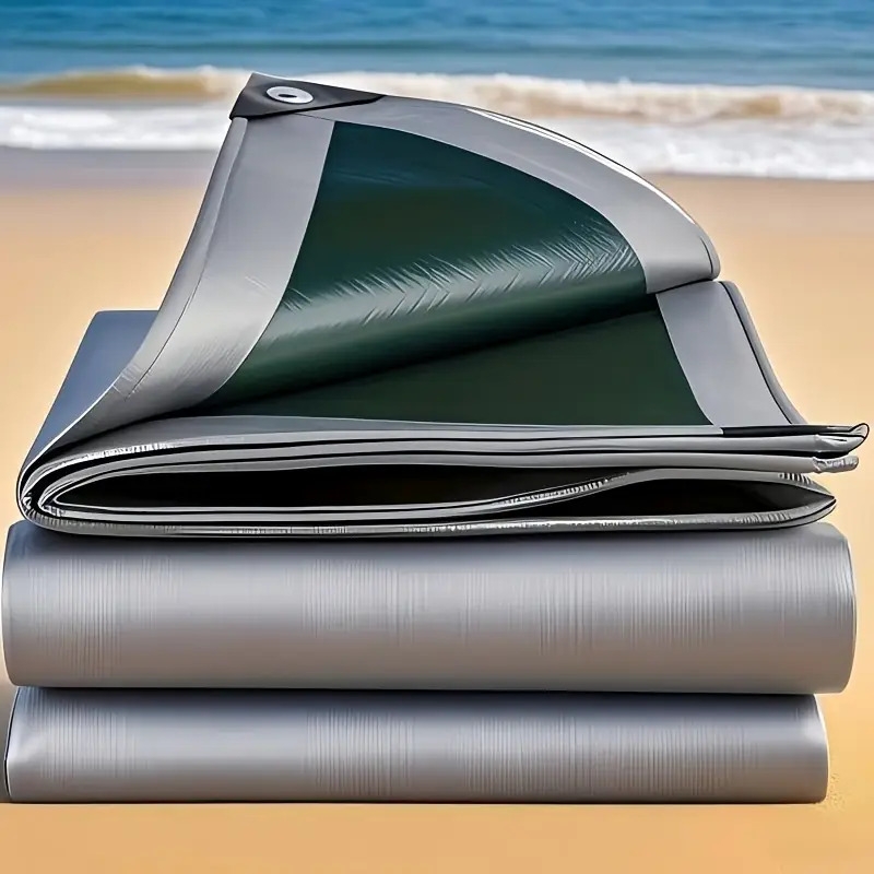 双层彩色塑料防水布,适用于各种天气条件,带uv保护、抗撕裂加固边缘和防锈铆钉。适合屋顶、露营、庭院、游泳池、船只等多用途 商品详情 6