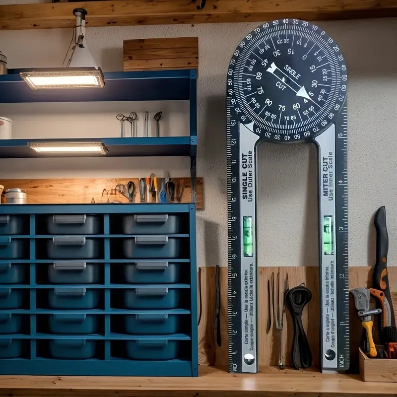 360度旋转角度测量仪 - 精密木工工具,适用于桌锯、底板切割和家居装修 商品详情 7