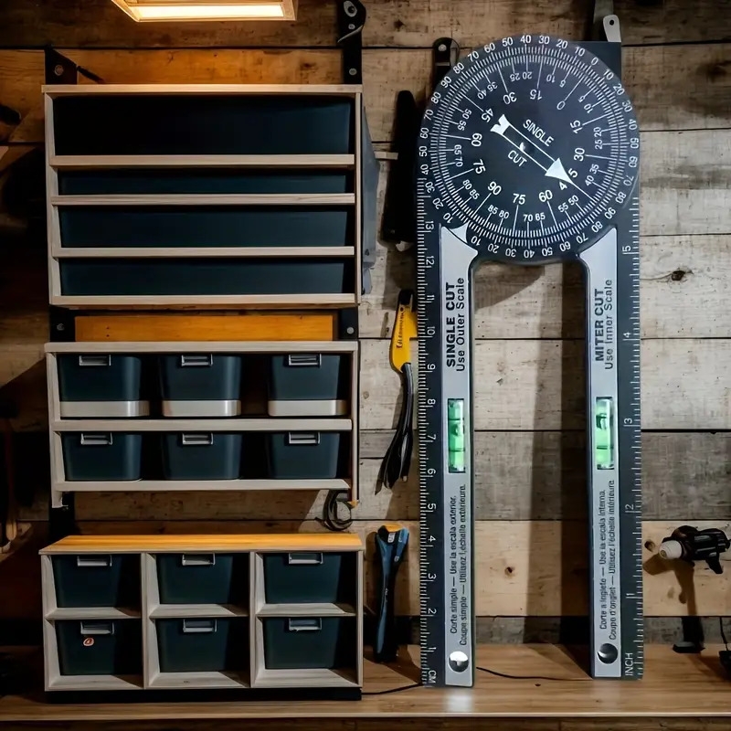 360度旋转角度测量仪 - 精密木工工具,适用于桌锯、底板切割和家居装修 商品详情 2